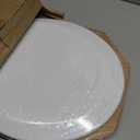 BEMIS 500EC 390 Toilet Seat with Easy Clean & Change Hinges, 1 Pack Round, Cotton White