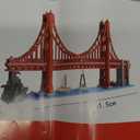 Geniteen Building Blocks Set Golden Gate Bridge Model Building Kit World - Famous Architecture Collection Micro Mini Blocks 3800 PCS