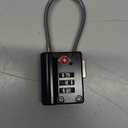 Travelsmart TS399X Cable Lock, 1-3/4 in L Cable/Chain, 3 Dial Lock