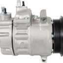 marddpair AC Compressor with Clutch Replacement for Beetle Beetle Cabrio Golf Passat Rabbit CO 4574JC