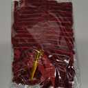 SIMISI RIBBON 24Pcs Burgundy Christmas Velvet Ribbon Bows Decorations Xmas Ornaments Vintage Decor for Tree, Wreath, Garland (3/8'' Width, 5 * 7 inch)