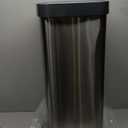 EKO EcoSmart Tall and Large Kitchen Trash Can, 80L/21.1G High Capacity, Touchless Soft Square Motion Sensor Garbage Can, Brushed Stainless Steel