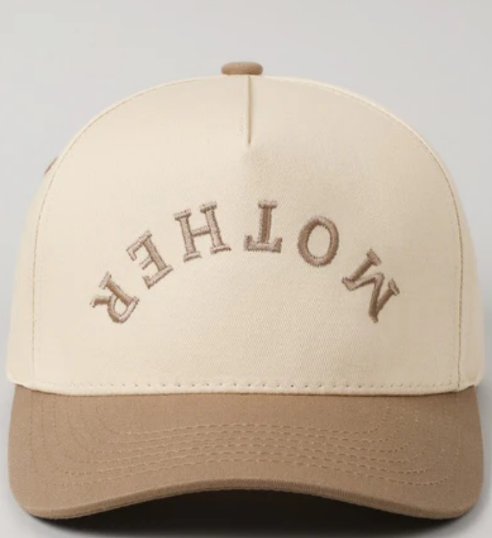 Mother Upside Down Embroidery Cap 