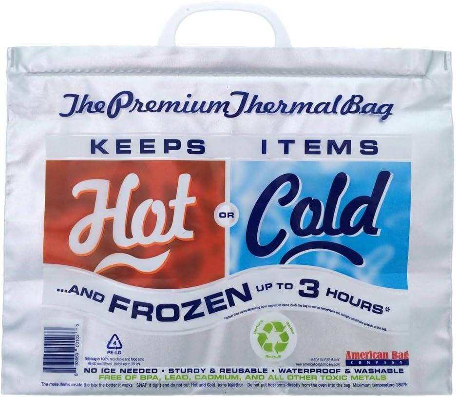 Hot Cold Bag | Insulated Thermal Cooler, Lunch Size, Pack of 5