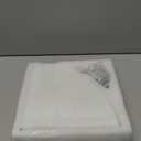 2-Pack Glass Corner Shower Shelves with Aluminium Brackets, 9.8 X 9.8 Tempered Glass Bathroom Shelf, Wall Mounted Organizer for Shower, Kitchen