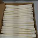 Treela 72 Pcs Flameless LED Taper Candles Battery Operated Candles Bulk 11 Inch Flickering Fake Candlesticks with Warm Light for Valentines Day Church Wedding Party Battery Not Included (Classic,Ivory)