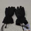 Fazitrip Mittens Gloves 3M Thinsulate Warm Windproof Girls Boys Kids Ski Gloves, Black, S (2-3 years)