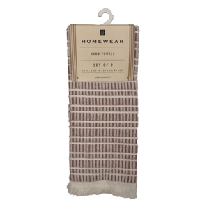 Home Wear Hand Towels Set Of 2 15x25