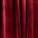 Luxury Velvet Curtains with Tassel Trim, Vintage Bohemian Style, Blackout Drapes with Decorative Tiebacks for Living Room or Bedroom (Burgundy, (52W84L)2)