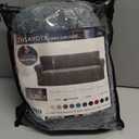 ZNSAYOTX 1 Piece Jacquard Couch Covers for 2 Cushion Couch High Stretch Loveseat Slipcover for Pets Dogs Anti Slip Love Seat Sofa Slipcover Furniture Protector (Loveseat, Light Grey)