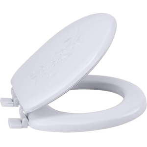 Soft Padded Toilet Seat - Embroidered