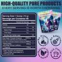 2 x 40 Servings (14.1oz) Yerba Mate Instant Tea Powder, 3-in-1 Peach Mango Flavored Low Sugar Super Drink to Support Energy & Focus with Prebiotics and Probiotics (EXP 08/24/27)