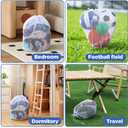 20 Pcs Mesh Laundry Bags Bulk with Drawstring 20 x 24'' Hanging Heavy Duty Medium Mesh Dry Cleaning Bag Machine Washable Large Net for Clothes,Sock,Bed Linen Dormitory Travelling Camping