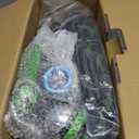 Garden Hose 100 ft, Non-Expandable Ultra-Lightweight Flexible Hose with 360° Dual-End Anti-Kink Design, 10-Pattern Spray Nozzle, 500 PSI Leak-Proof, 96-Strand Braided Fabric, Storage Strap