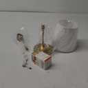 Rechargeable Cordless Table Lamp, 5000mAh Battery Operated Lamp, Wireless 3-Level Dimmable Touch Lamp, Portable Night Bedside Brass Lamp, Desk Light for Home Decor, Patio, Restaurant, Dinning (1 Pack - 16.3 inch, Gold)