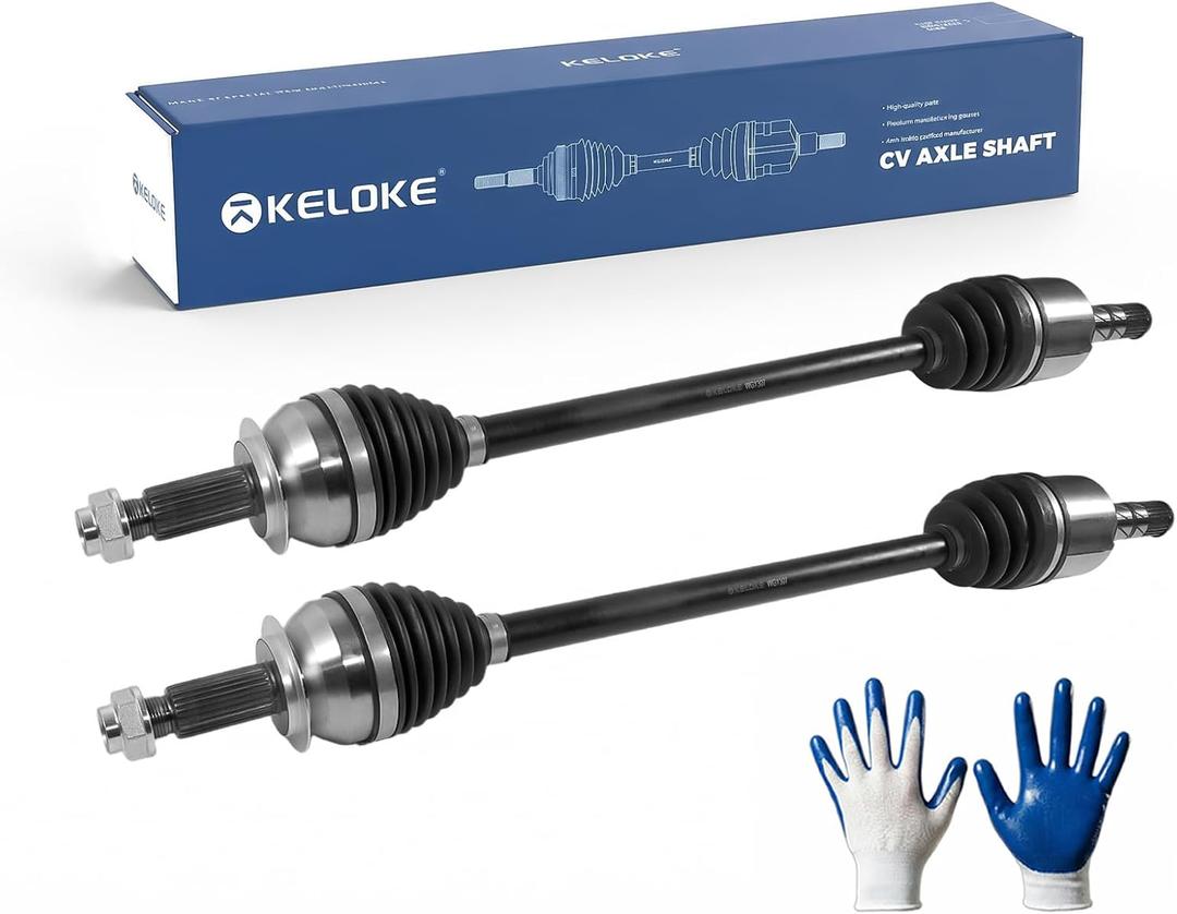 KELOKE Pair (2) Front CV Axle Shaft Assemby Compatible with Subaru