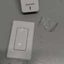 DEWENWILS Remote Control Outlet Wireless Wall Mounted Light Switch, Electrical Plug in On Off Power Switch for Lamp, No Wiring,100 Feet RF Range, ETL Listed,Programmable