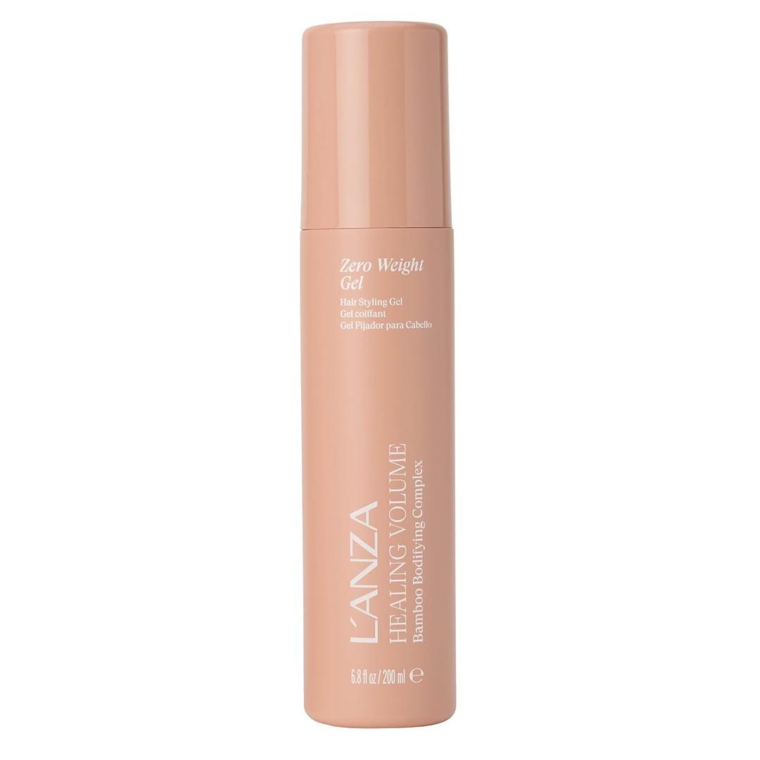 L'ANZA Healing Volume Zero Weight Gel, Extra Hold Hair Gel Dramatically Boosts Shine, Volume, and Thickness of Fine Flat Hair, And Styling Gel For Edge Control, Braiding & Hair Styling (6.8 Fl Oz)