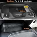 Auovo Cup Holder Insert Door Liners Compatible with Toyota Corolla Hatchback 2026 Accessories 2019-2024 2025 Car Console Cup Holder Door Pocket Mats Pads for Corolla Hatchback (12pcs/Set) (Black)