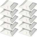 10 Pack Commercial Reflective Road Pavement and Driveway Marker (White)
