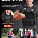 BAGAIL Adjustable Weighted Vest 20-32lb, Comfortable X-Shape & U-Neck Weight Vest for Women and Men Walking with 6 Removable Weights, Large Pocket and Reflective Strips, 20-32 Lb