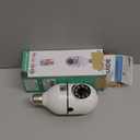 2K/3MP Light Bulb Security Camera, 5G& 2.4GHz WiFi Alexa E27 360 Light Socket Camera for Outdoor, Wireless WiFi Home IP Camera with Motion Tracking Alarm, Color Night Vision,Two-Way Talk