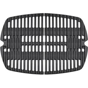 Cooking Grates for Weber Q100, Q1000, Q120, Q1200, Q1400 Series Gas Grill, 50060301, 386000, 50060001, 51010001, 51060001, Cast Iron Grill Grates Replacement for Weber 7644
