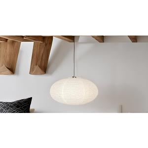 Paper Lantern Lampshade, Double-Layer White Oval Foldable Paper Lamp Shade, Soft Indoor Ceiling Lighting, for Bedroom, Apartment, Study, Hallway, Dining Room, and Living Room