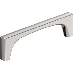 Amerock Merced 5-1/16 inch (128 mm) Center-to-Center Polished Nickel Cabinet Pull, BP37424PN