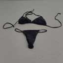 XUNYU Thong Bikini Sets for Women - Brazilian Micro String Bikinis Sexy Two Piece Swimsuit Triangle Top Halter Bathing Suits (Small)