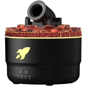 DONGKER Cannon Aroma Humidifier,280ml Turret Aromatherapy Humidifier 2 Mist Mode with Colorful LED Lights Waterless Auto Shut Off Diffuser for Indoor