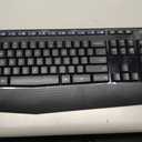 Logitech MK345 Wireless Keyboard and Mouse Combo with Palm Rest, 2.4 GHz USB Receiver, Compatible with PC, Laptop, Black