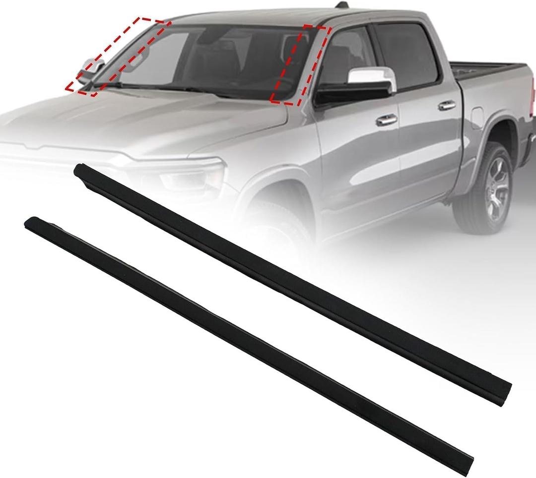 Priprilod Front Windshield Molding Compatible with Dodge Ram 1500 2009-2022