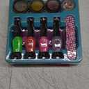 Nail Art Studio for Girls - Birthday Gift - Nail Polish Kit for Kids Ages 7-12 Years Old - Girl Gifts Ideas - Gift Set - Girly Stuff - Polish, Pens, Glitter, Stickers, Gems, Filer - 8 9 10 11 12 Year