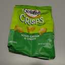 Goldfish Crisps Sour Cream & Onion Baked Chip Cracker Snacks, 6.25 Oz Bag (EXP 01/31/26)