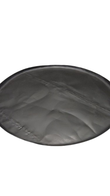 Large Black Iron Tray 24"