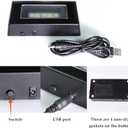 YWHL Crystal Daughter Gifts from Mom Dad, Laser Engraving Birthday Present for Daughter Adult, Heart Shaped Glass Keepsake for Mother's Day Christmas Graduation