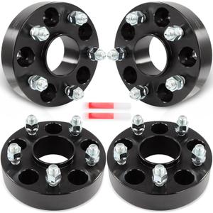 SCITOO 4Pcs Wheel Spacers 1.5" 5x120 Bore 66.9mm Studs 14x1.5 5 Lug Wheel Spacers Adapters Fit for for Chevrolet Equinox for Chevrolet for Malibu for Chevrolet Impala for Chevrolet Camaro Corvette