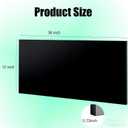 HDPE Sheet 1/4-12" x 36" High Density Polyethylene Sheets with Protective Film 1/4 Thick HDPE Plastic Sheet Board Solid Plastic Block for Flat Panel DIY Projects Machining Home (Black)