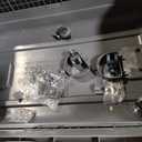 SportPet Airline Compliant X-LARGE 32.25" Travel Dog Kennel-Durable Plastic Airline Pet Carrier w/Removable Wheels & Food Bowls, Collapsible Indoor/Outdoor Dog Kennel, Dogs up to 32"L & 23"H-Dark Gray