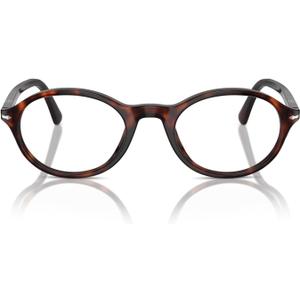 Persol Po3351v Oval Sunglasses (Havana/Demo Lens)