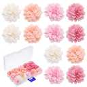Xuhal 36 Pcs Cute Flower Fridge Magnets Set Locker Decorative Magnets Funny Refrigerator Whiteboard Stickers for Pink Office Kitchen School Classroom Cubicle Decorations Accessories, 4 Colors