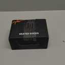 Rabbitroom Men Heated Socks Rechargeable Washable Heated Socks for Arthritis Chronically Cold Feet Electric Heated Socks Winter Cold Weather Warm Socks for Hunting Skiing Walking Fishing Freezer (Black)