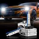LANYA D1S Xenon HID Headlights Bulb - 8000K 35W High Low Beam Replacement Bulb -2Yrs WTY- Pack of 2