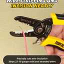 DOWELL 10-22 AWG Wire Stripper Cutter Wire Stripping Tool And Multi-Function Hand ToolProfessional Handle Design And Refined Craftsmanship.