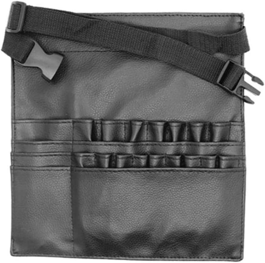 22 Pockets Professional Cosmetic Makeup Brush Bag with Artist Belt Strap