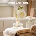 Reed Diffusers Set, 7.10 oz Flower Scented Diffuser with 7 Sticks, Long Lasting Home Fragrance for 120 Days, Perfect for Bathroom, Shelf Decor, Air Fresheners