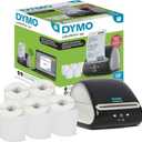 DYMO LabelWriter 5XL Label Printer Bundle Prints Extra-Wide ShippingLabels (UPS USPS) from Amazon eBay and More Perfect for eCommerce Sellers Includes 5 Extra-Large Shipping Labels (1100 Total) (White)