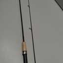 Shakespeare Micro 5'6" Spinning Rod, 2-Piece Fishing Rod, Graphite Composite Blank, Light Rod Power, Comfortable Full Cork Handle