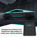 3 x BestEvMod Center Console Armrest Pad Cover Compatible with Tesla Cybertruck 2024 2025 2026 Accessories Extra Soft Microfiber Leather Protector Seat Armrest Cover (V1)